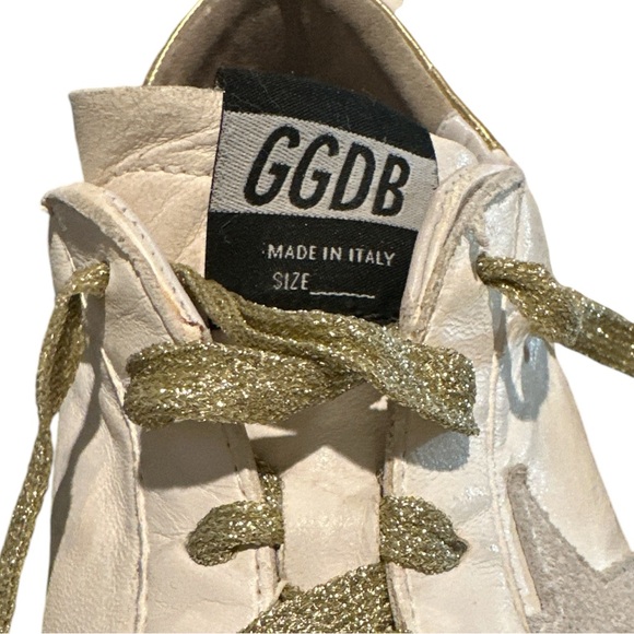 Golden Goose Superstar White leather-washed/Gold size 41 women’s 11  pre-loved - Picture 8 of 15